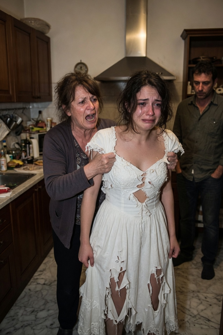 La suocera strappò il mio vestito bianco davanti a mio marito… ma non sapeva che quella casa non era mai stata di suo figlio