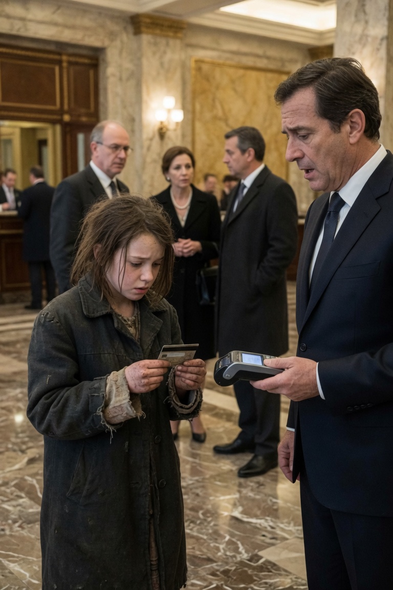 La Bambina Chiese Solo di Controllare il Saldo della Carta… Ma il Milionario Rimase Senza Parole Davanti a Quello che Vide