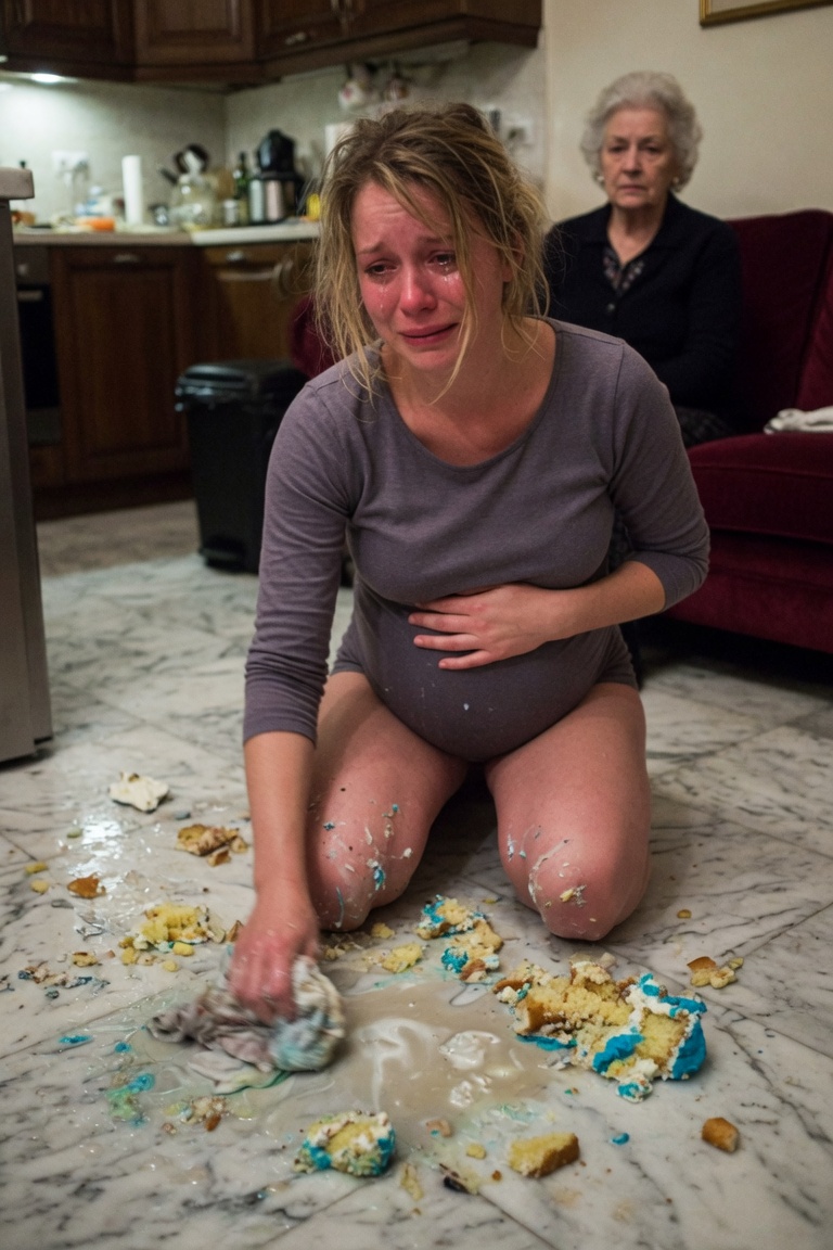 Il Giorno del Mio Compleanno Trovai Mia Moglie Incinta Inginocchiata Tra i Resti della Torta: Le Ultime Parole di Mia Madre Cambiarono Tutto