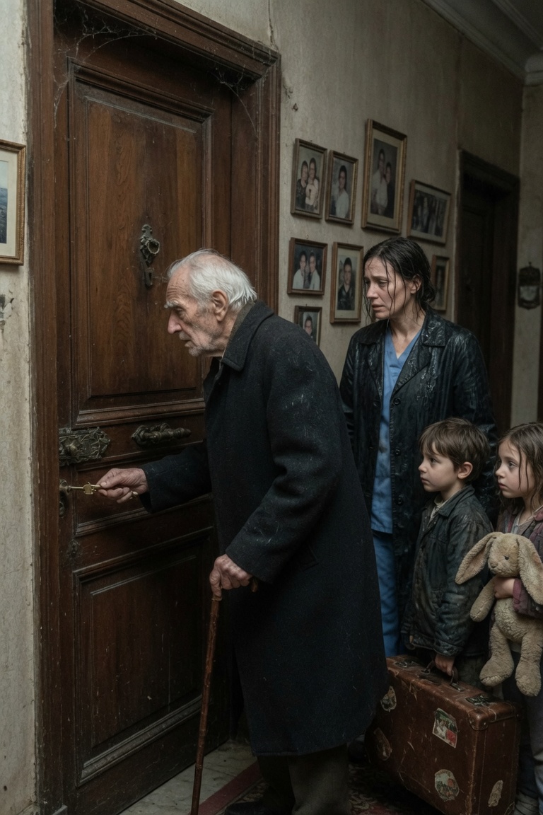 Ha Accettato Restare Nella Villa Dell’Uomo Più Freddo della Città Solo Per Salvare i Suoi Figli… Ma Quando Pronunciò il Cognome di Sua Madre, Lui Aprì una Stanza Sigillata da Sei Anni