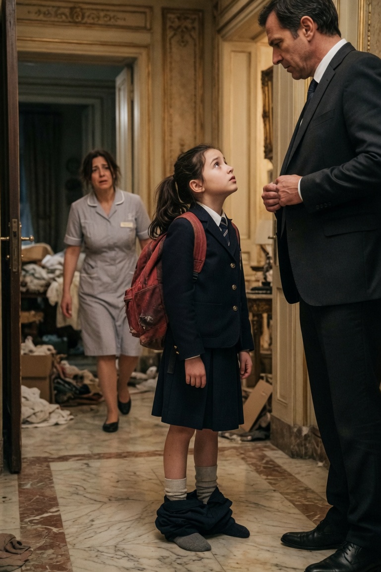 La Figlia della Governante Mi Fermò Nel Corridoio e Mi Chiese Perché Avevo Tradito Mia Madre… Quello Che Scoprii Dietro Undici Settimane di Stipendi Spariti Distrusse Ogni Fiducia