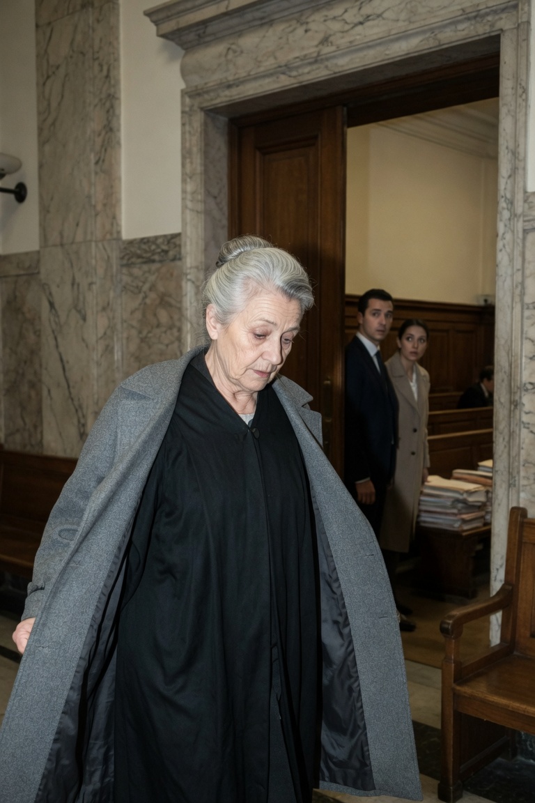 La nuora umiliò un’anziana donna davanti al Palazzo di Giustizia di Bruxelles… ma dieci minuti dopo tutta l’aula si alzò in piedi davanti a lei