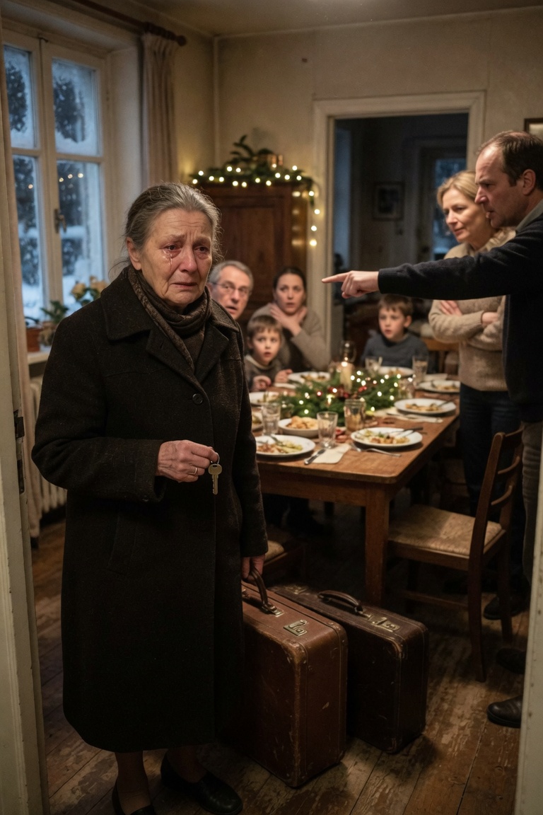 Mio figlio mi umiliò davanti a tutta la famiglia a Natale dicendomi di pagare l’affitto o andarmene… ma il mattino dopo scoprirono che tutto ciò su cui contavano era sparito