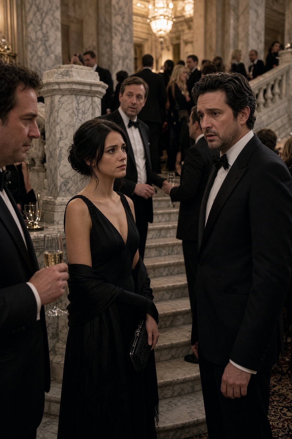 Il primo uomo che rise vedendo Evelyn Parker entrare al gala lasciò cadere il bicchiere di champagne
