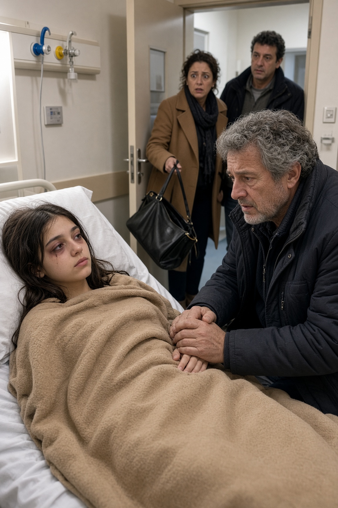Ragazza ritrova zio in ospedale