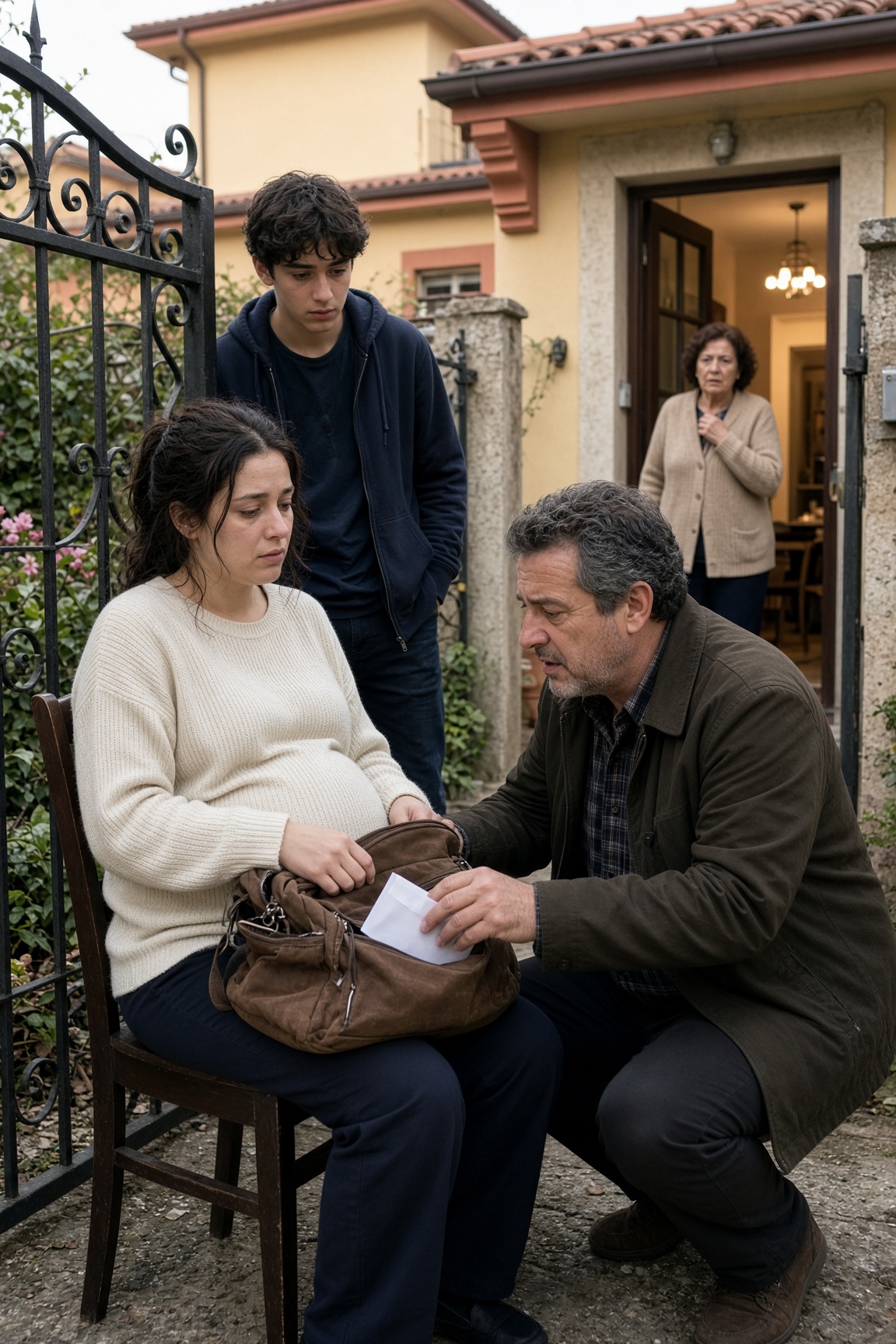 Incinta e cacciata di casa, passò la notte davanti al cancello: al mattino suo zio scoprì ciò che nessuno aveva voluto ascoltare