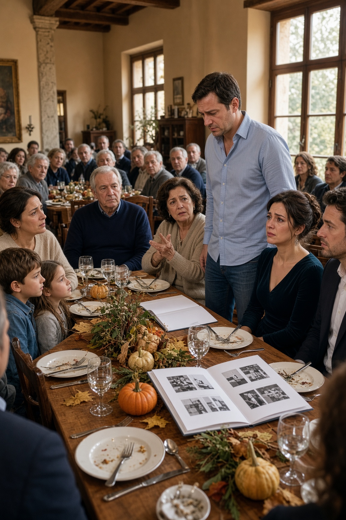 Ultimatum familiare durante cena italiana
