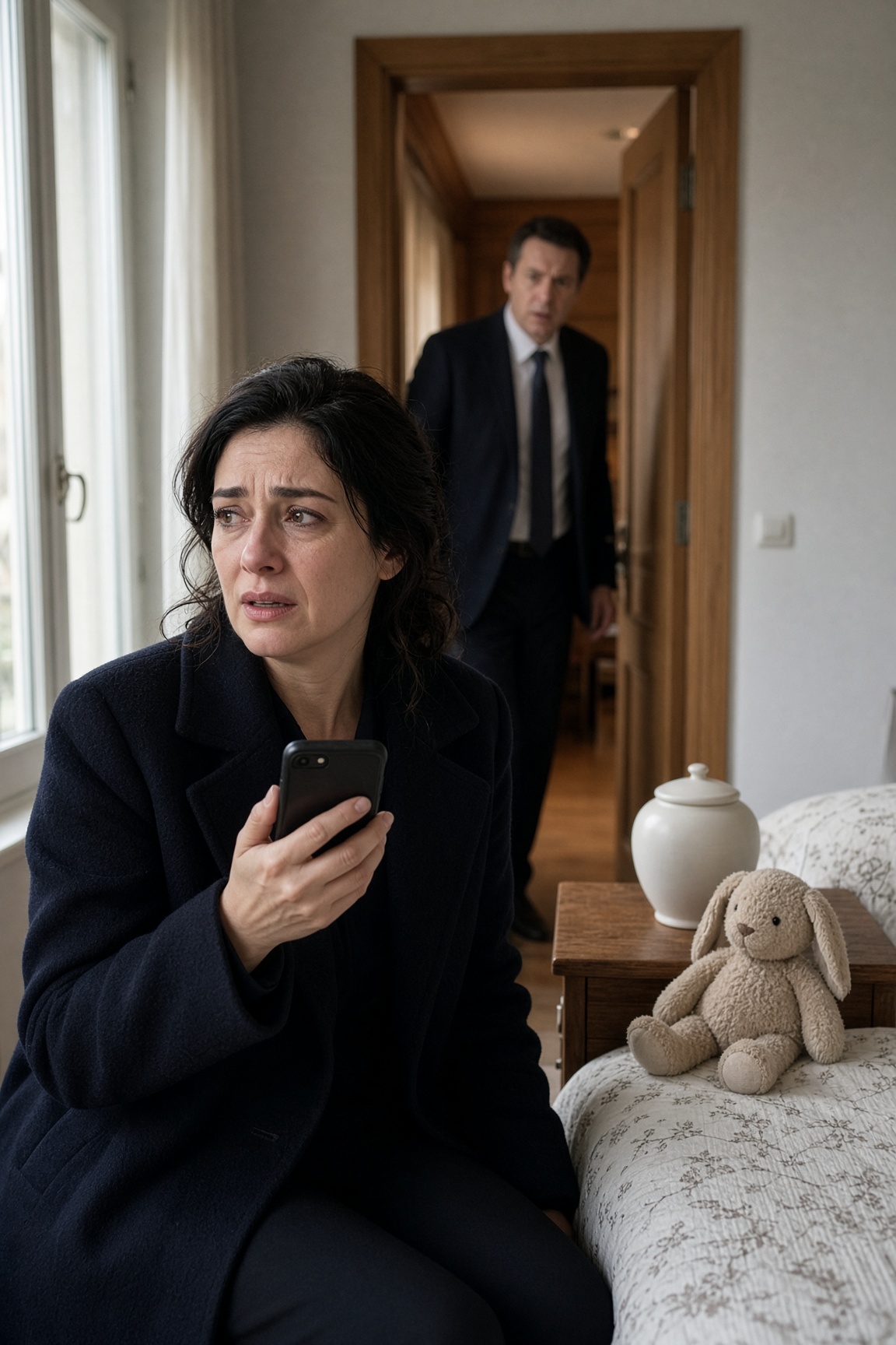 Tornai a casa con le ceneri di mia figlia, ma mio marito non sapeva nemmeno che fosse morta: allora chiamai il numero che mio padre mi aveva lasciato