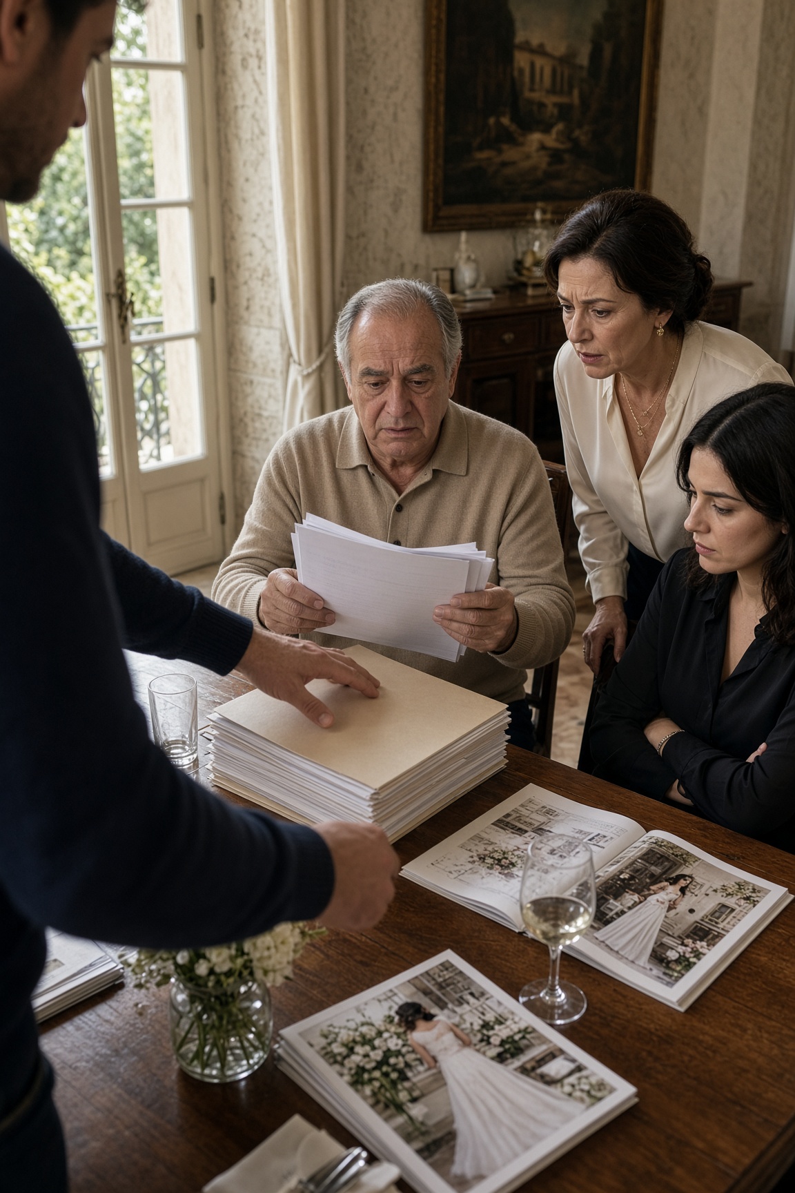 I miei genitori usarono la mia eredità da 100.000 euro per il matrimonio di mia sorella — poi mio marito posò sul tavolo i documenti della loro casa