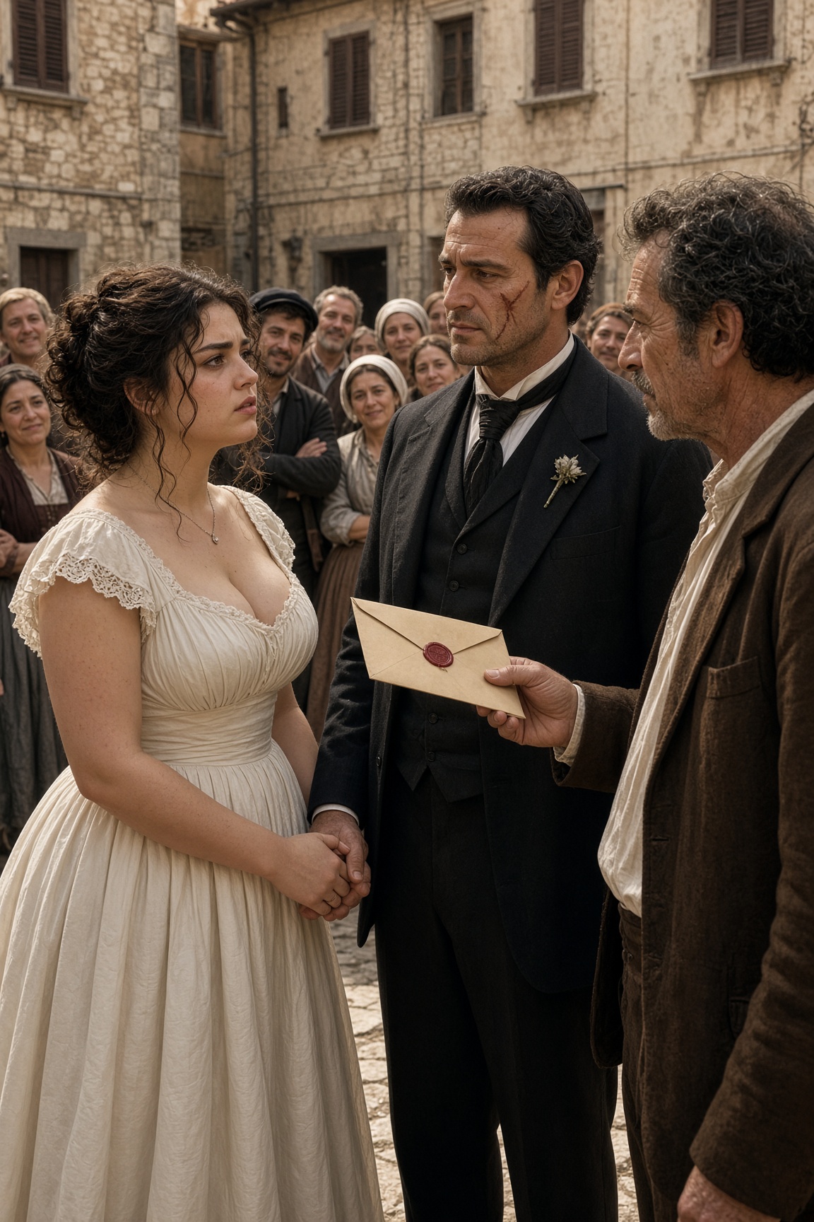 Tutta Red Ridge la credeva condannata a un matrimonio mostruoso, ma quando il suo futuro marito le prese la mano, pronunciò parole che fecero ammutolire l’intera città