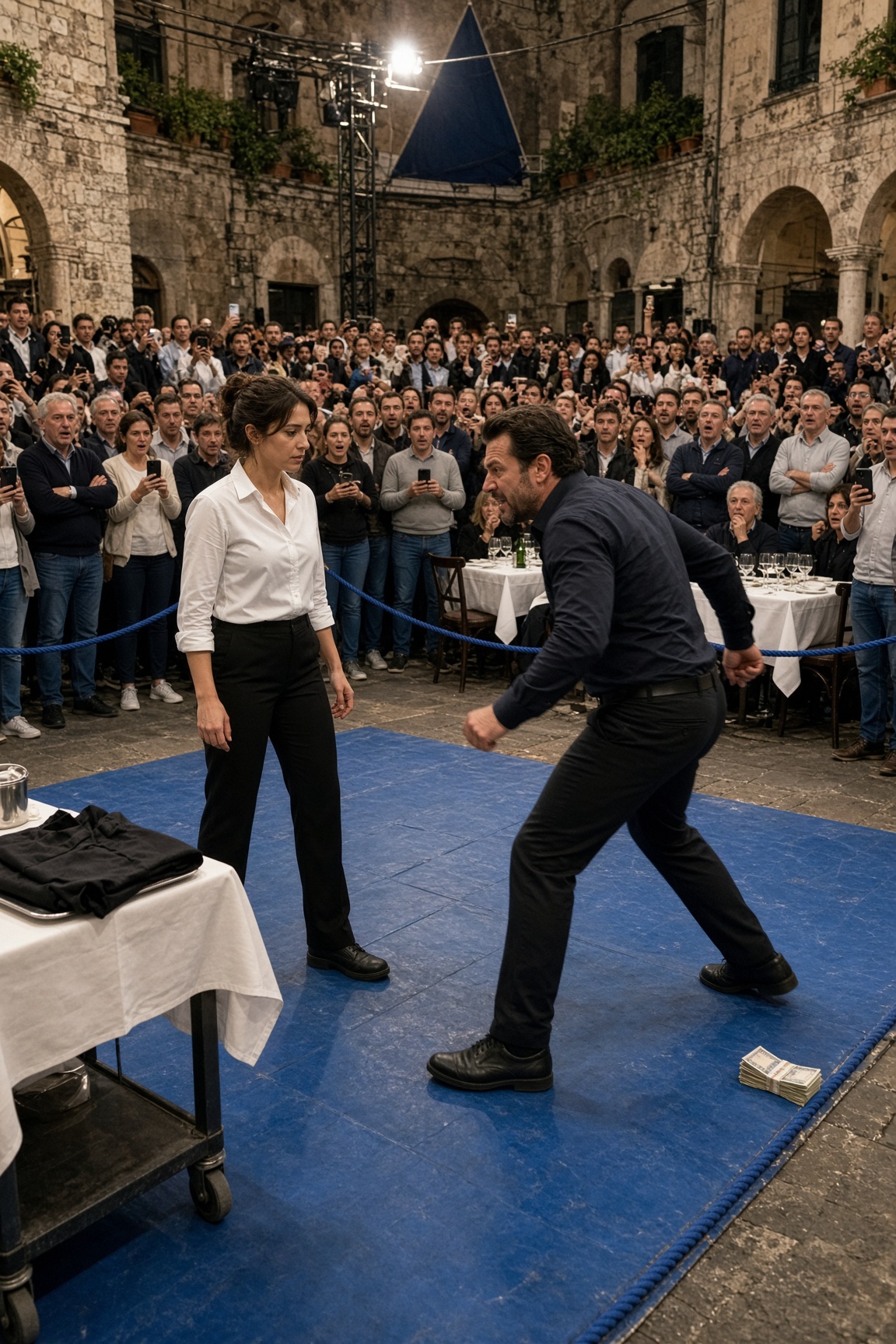 La cameriera silenziosa accettò la sfida da 12.000 euro del suo capo arrogante, ma lui ignorava il segreto che avrebbe cambiato tutto