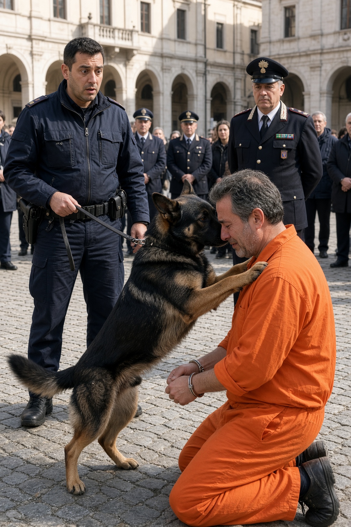 Cane poliziotto riconosce primo conduttore