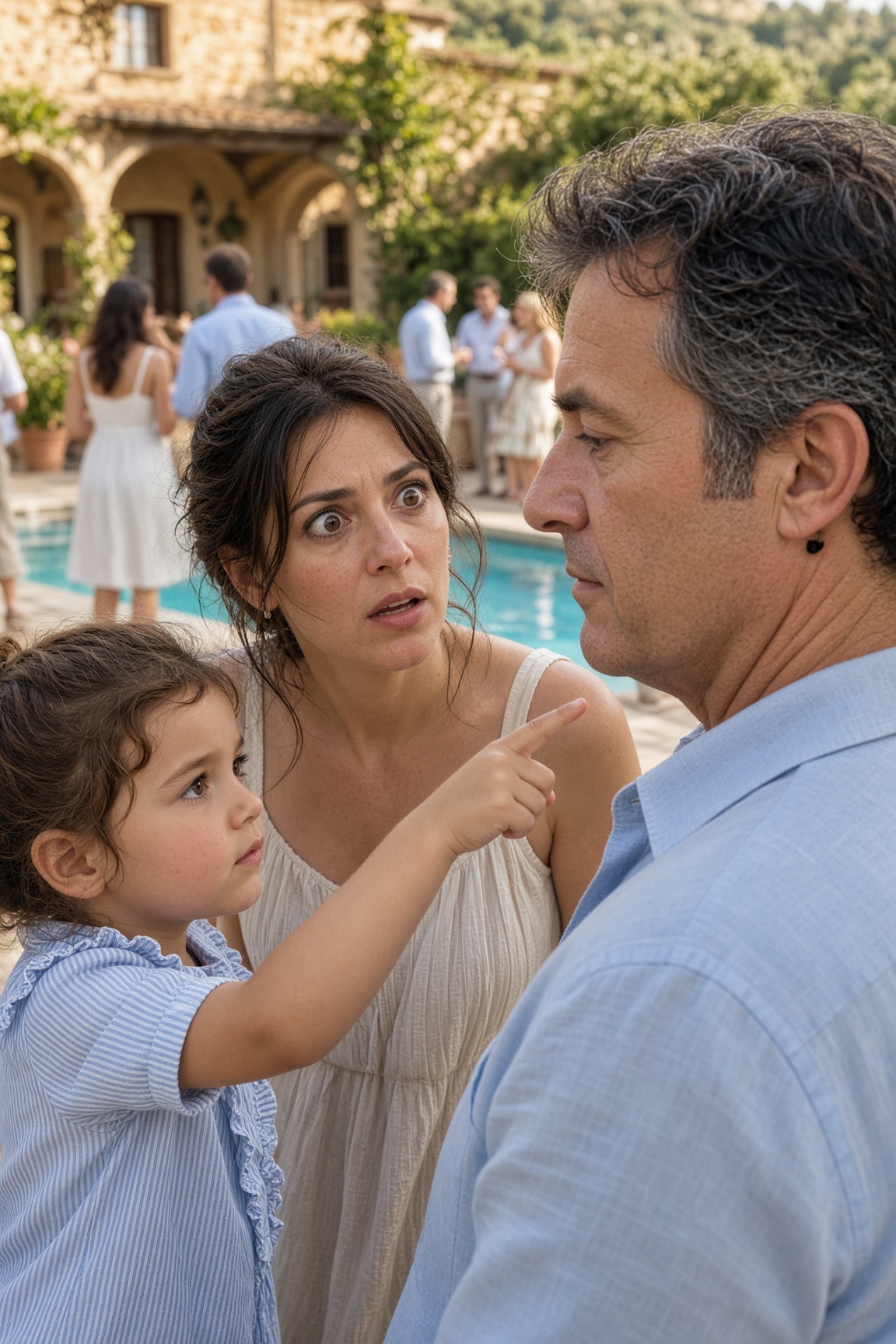 Mia Indicò l’Orecchio del Capo e Disse: «Papà È Lì» — Poi Sua Madre Vide Ciò Che Nessuno Aveva Notato